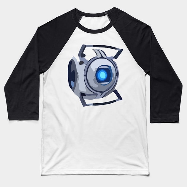 Wheatley Portal Painting Baseball T-Shirt by gktb